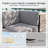 HDPE & Rattan Armless Single Sofa-134494718