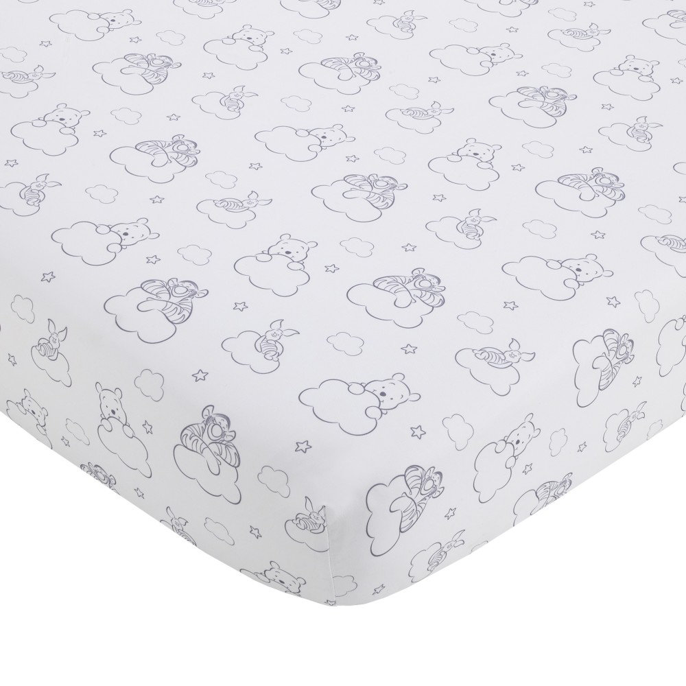 NoJo Disney Winnie the Pooh Hello Sunshine Fitted Crib Sheet Disney
