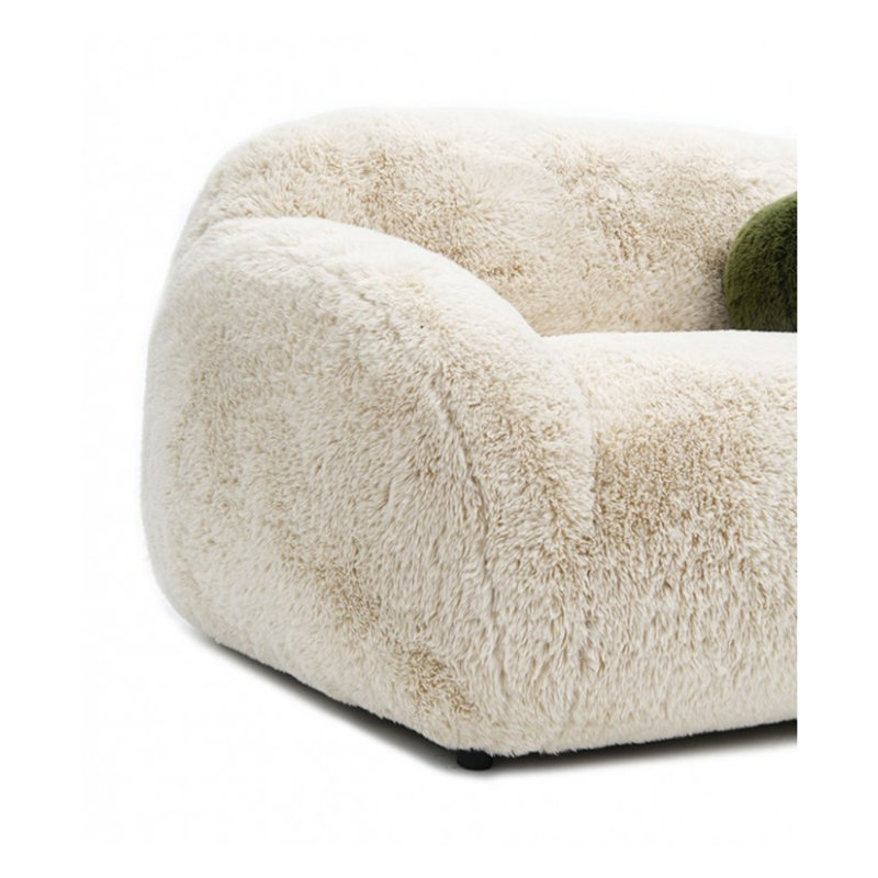 Fauteuil pivotant Amra, Sable