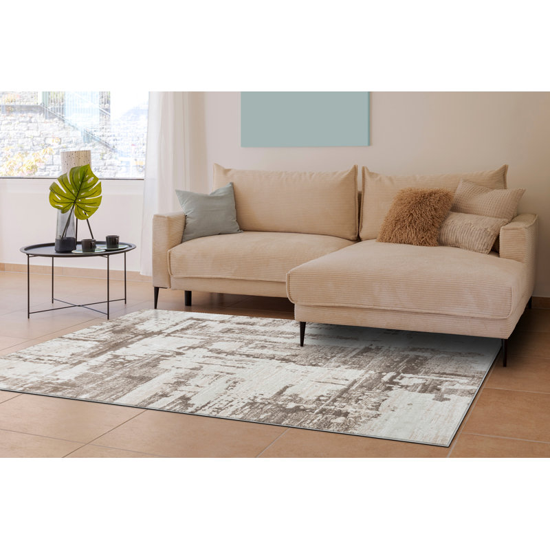 Quintin Abstract Area Rug, Rectangle 140 x 190cm