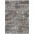 3' X 5' Brown And Charcoal Geometric Washable Indoor Outdoor Area Rug