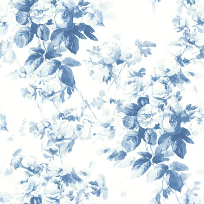 London Rose Traditional Wallpaper