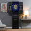 Armoire de jeu de fléchettes Picket House Furnishings Cyclone avec haut-parleur et DEL en noir (emballage 3A)