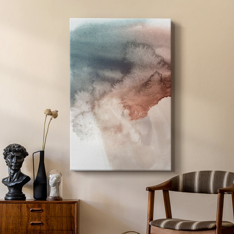 Red Ochre abstrait III - galerie Cavas sur mesure