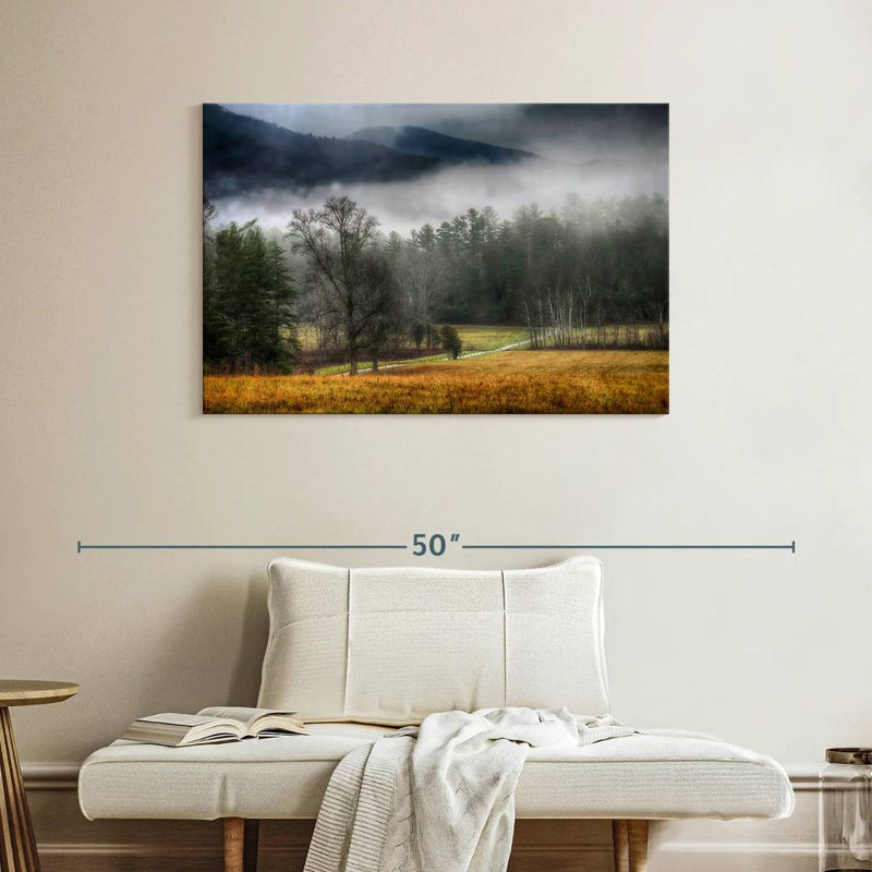 Alvord Cades Cove Fields Mist, H 26 po x l 39 po