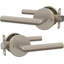 Poignées de porte intérieures réversibles avec rosette ronde en 4 finitions Mega Poignées RONN - Serrure d'intimité pour chambre à coucher, salle de bain, bureau - Convient aux portes standard-112104376-136429597-136429604