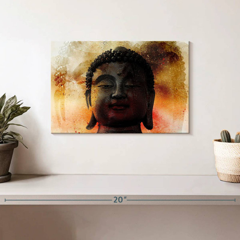 Leisha Vibes Buddha, 8" H x 12" W