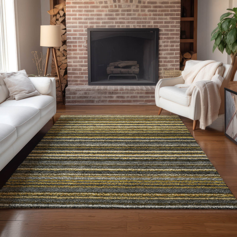 Tapis intérieur / extérieur Siohban, Rectangle 5 pi x 7 pi 6 po