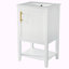 Meuble-lavabo simple 20 po avec plateau Shokraji-185137529