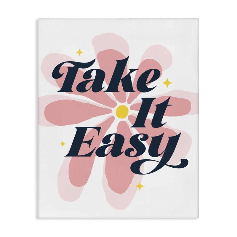  "Groovy Take It Easy", art mural sur toile par Ahmad Idiss Hussein, H 40 po x l 30 po