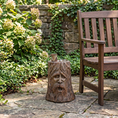 The Odin Tree Stump Statue Table