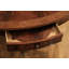 Round Mahogany Wood Dining Table