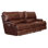 Causeuse inclinable en cuir italien avec console de rangement 89 po Anjuman