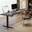 Bureau en bois massif noir ajustable-108424830
