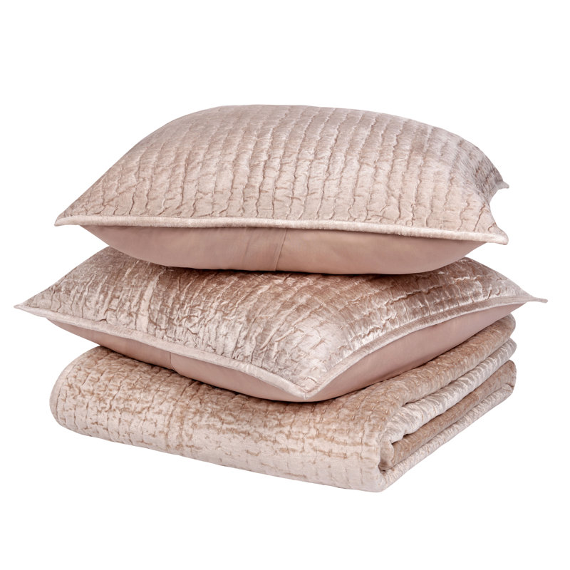 Bari Quilt Set, Bliss Pink