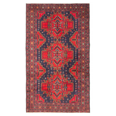 Teimani Dark Navy Rug 4'0" x 6'10"