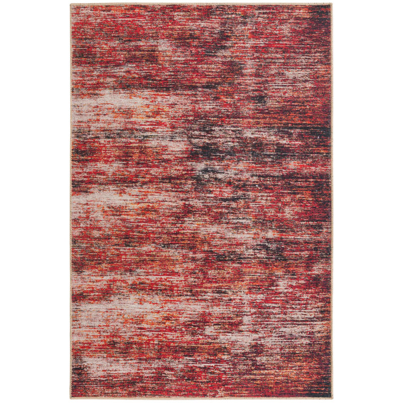 Ikhasa Chenille Abstract Indoor Rug, Rectangle 4' x 6'