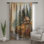 Rustic Cabin Forest Window Curtains, Cabin Sheer & Blockout Curtains - 1 Panel