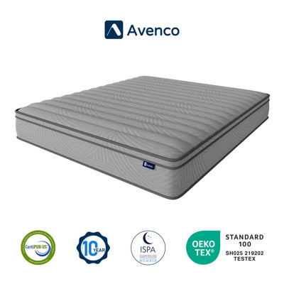 Gavivi 27cm Medium Gel Memory Foam Pocket Sprung Mattress