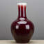 Porcelain Vase with Oxblood Red Glaze