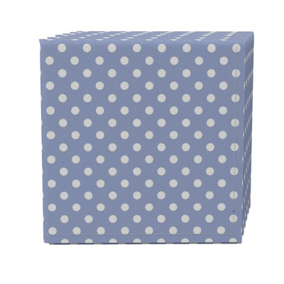 Cotton Twill Polka Dots Square Napkin