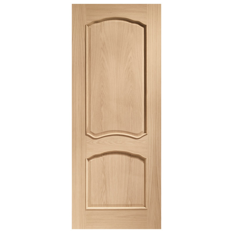 Internal Oak Louis With Raised Mouldings, 1981mm H x 838mm W x 35mm D