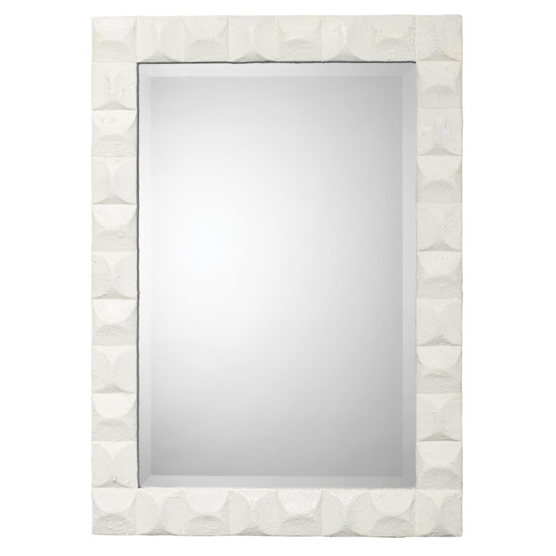 Astor Rectangular Gold Wall Mirror with Gesso Frame
