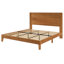 Base de lit plateforme en bois massif Bilal avec tête de lit 48,6 po-726222999-692423447