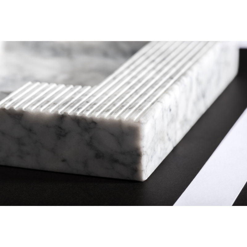 Plateau à cigares Manhattan Bianco Carrara