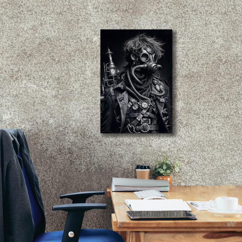 'Time Traveller 4' by KIR.DART Canvas Wall Art, 26" H x 18" W x 0.75" D