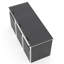 La remise à poubelle permet de ranger 3 poubelles avec tige de support pneumatique, avec portes verrouillables et chaîne de couvercle imperméable, pour patio, jardin, cour arrière, gris