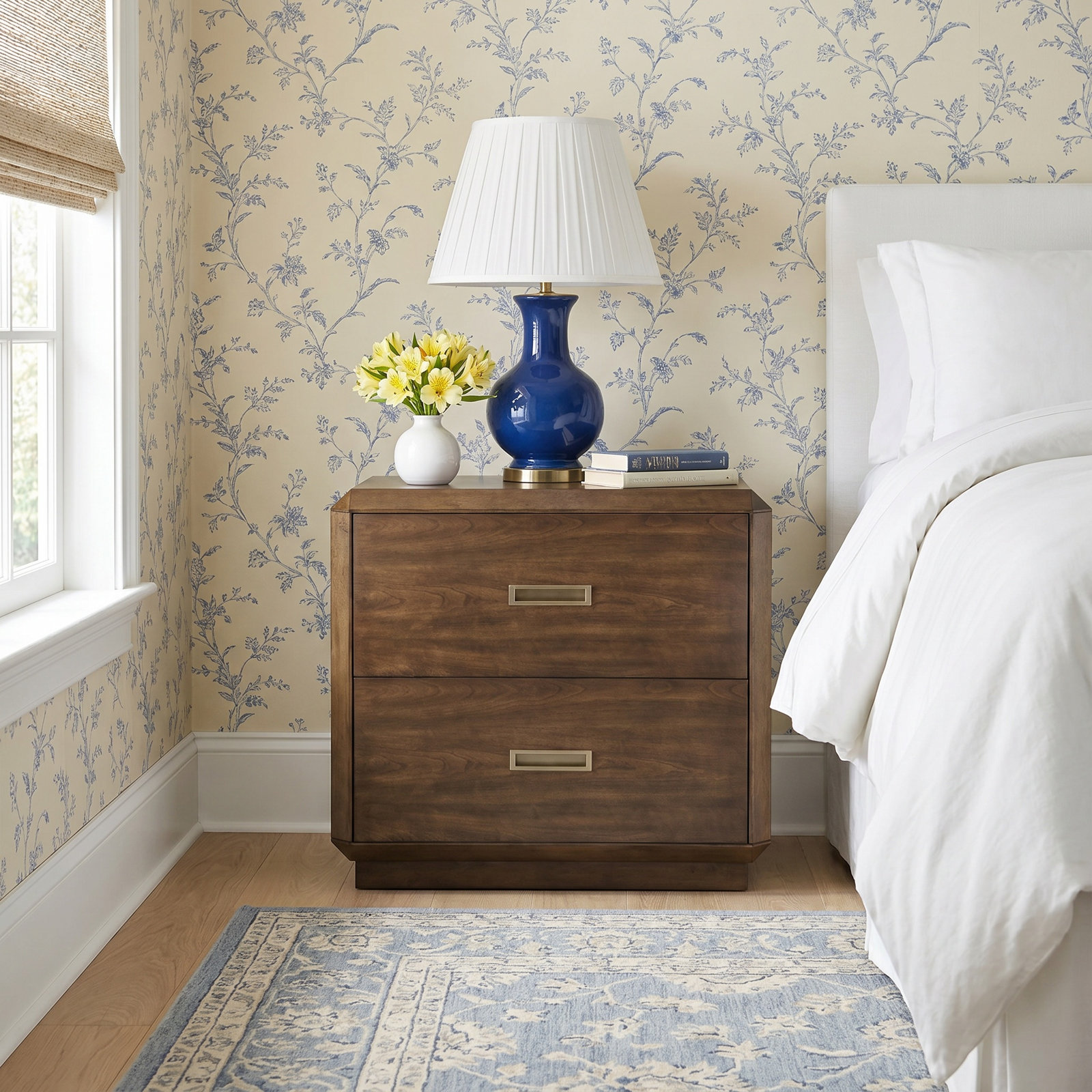 Folia Solid Wood Nightstand