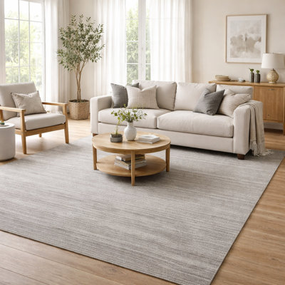 Area Rug | Natural Wool & Bamboo Silk Handloom Rug | 7mm