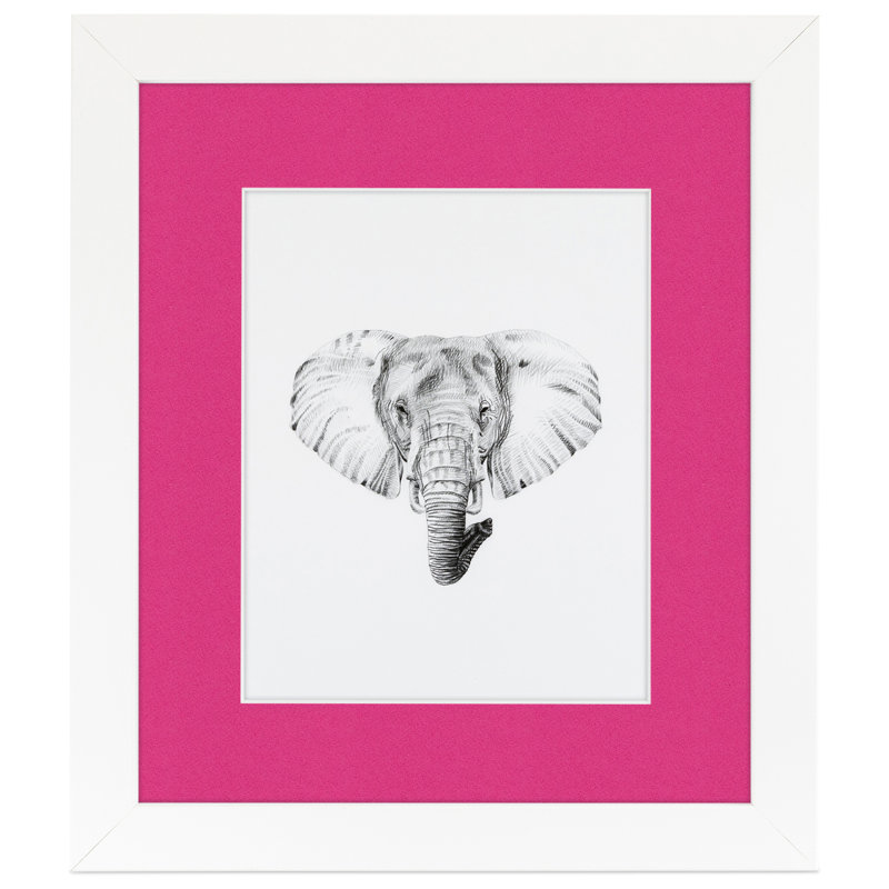 Cadre pour photo simple blanc mat 10 "x 20", Tulipe