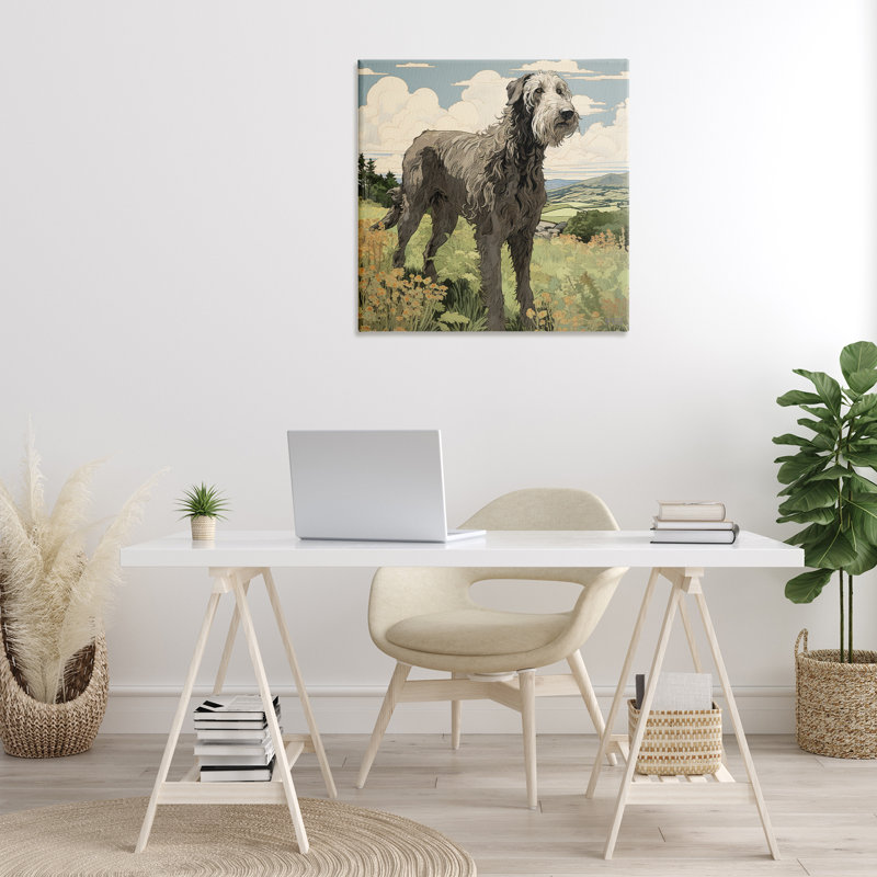 "Paysage de campagne" par Roozbeh Bahramali, H 30 po x l 30 po