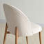 Chaise rembourrée avec pieds en métal-736462945