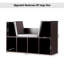 Neemias 63cm H x 102cm W Geometric Bookcase-2026979264