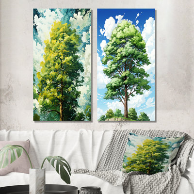 Ensoleillé, Basswood américain, Essence I, ensemble d'art mural en métal