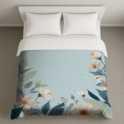 Floral Botanical Illustration Duvet Covers