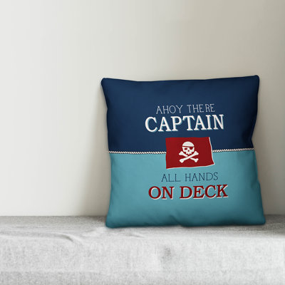 All Hands on Deck Throw Pillow