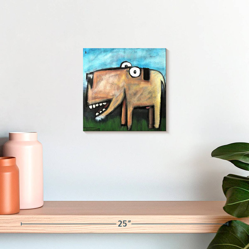 Brampt Dog Poster II, 10" H x 10" W