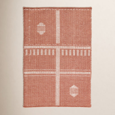 Flatweave Geometric Outdoor Rug