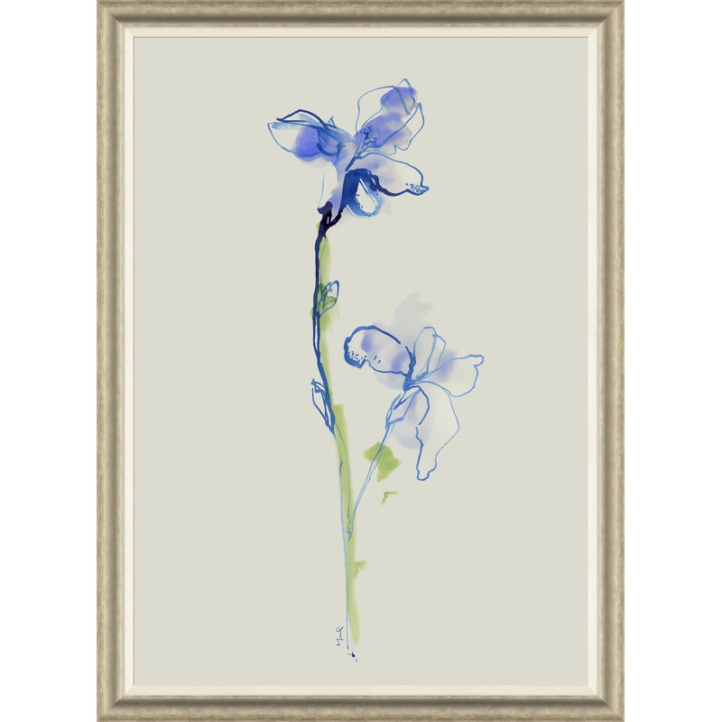 Iris Cuttings Painting by Yuki Osada