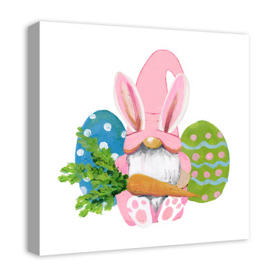 «Pâques lapin gnome» par Inconnu - impression sur toile tendue