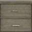 2 tiroirs gris Paynewood Table de chevet