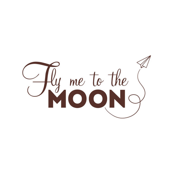 Wall Decal, Brown, Large