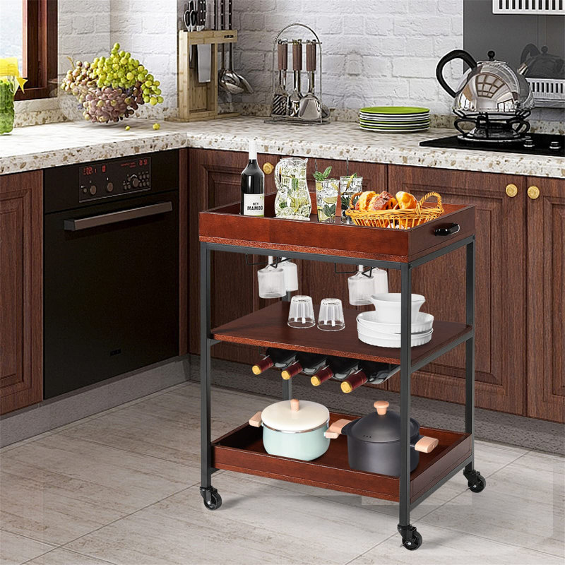 Chrystin 152.4cm Bar Cabinet