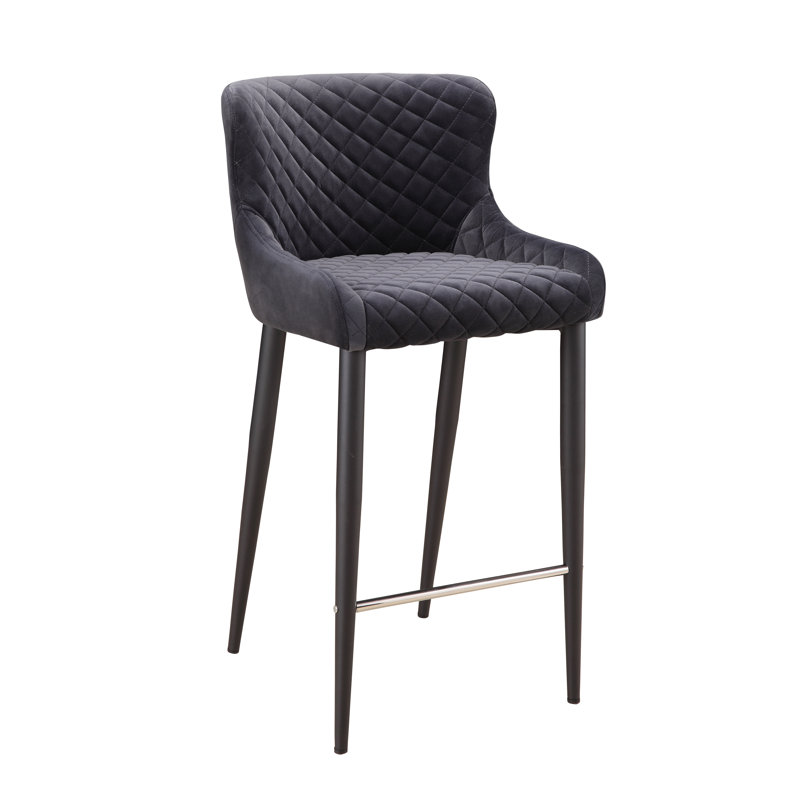 Carly Counter & Bar Stool, Gray, Counter Stool (26" Seat Height)