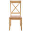 Chaise d'appoint à dossier en X Cierra-1016120031