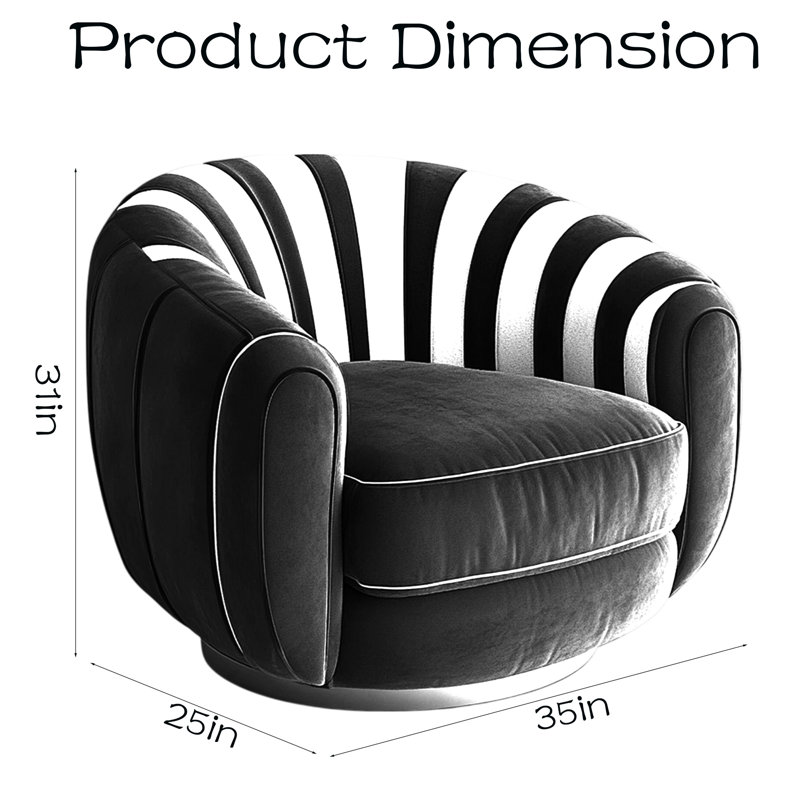 Fauteuil d'appoint Modern Fan